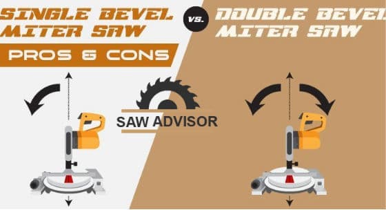 single vs double bevel miter